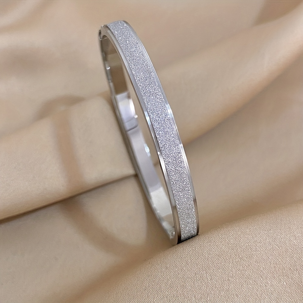 Stainless Steel Bracelet Bangle Waterproof Cuff Bracelet